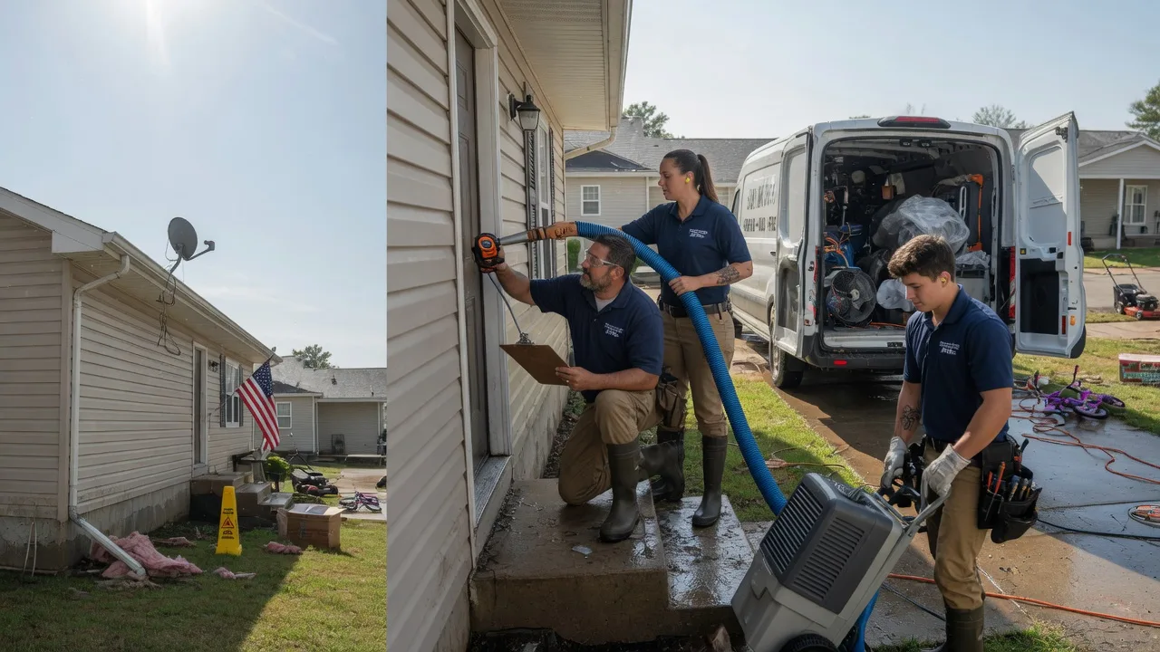 Ceiling Water Damage Restoration in Sandstone, MN near me